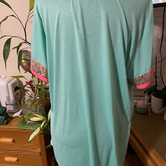 Sequins and Leopard print w/ Texas state design! NWOT - Picture 4 of 9